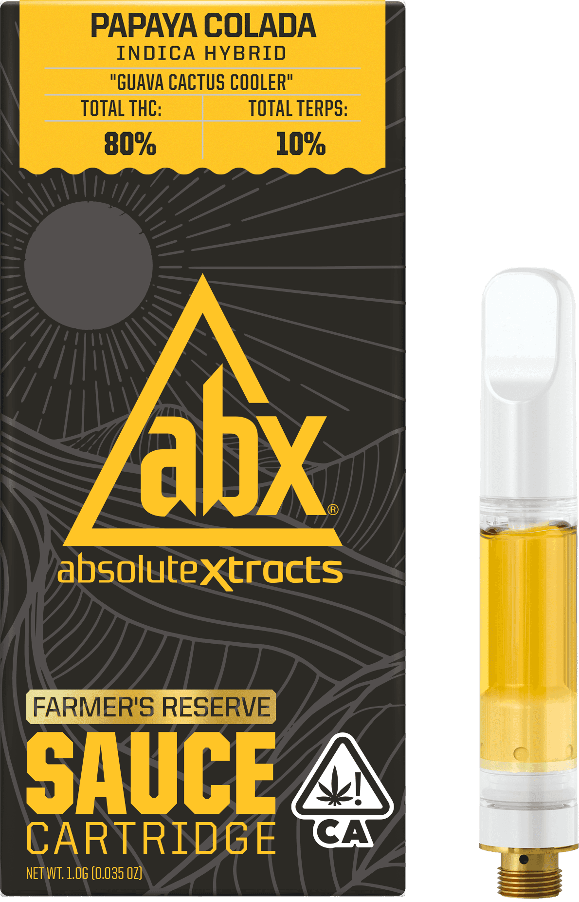 Farmer's Reserve Vape Cartridge, Papaya Colada