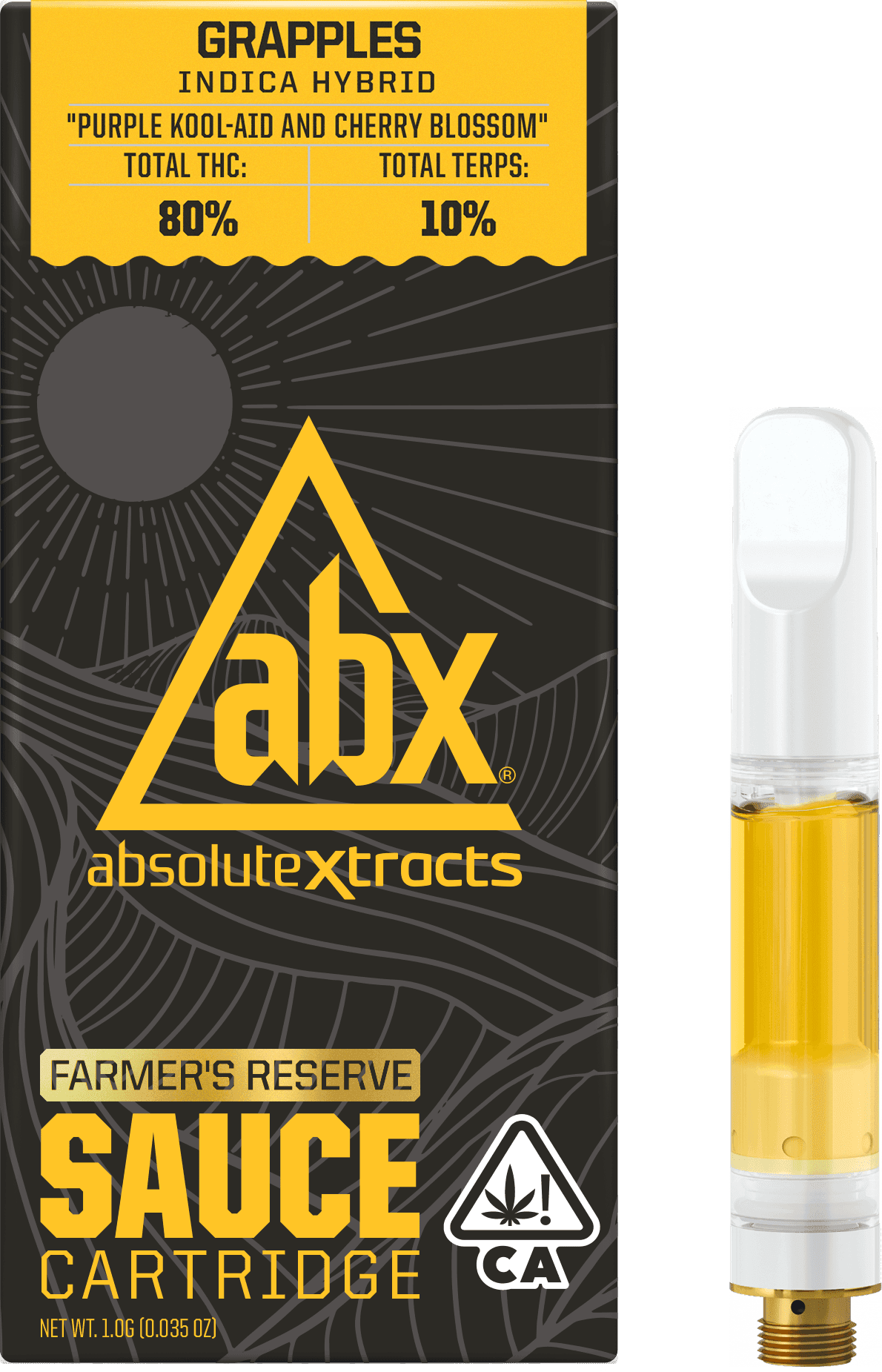 Farmer's Reserve Vape Cartridge, Grapples