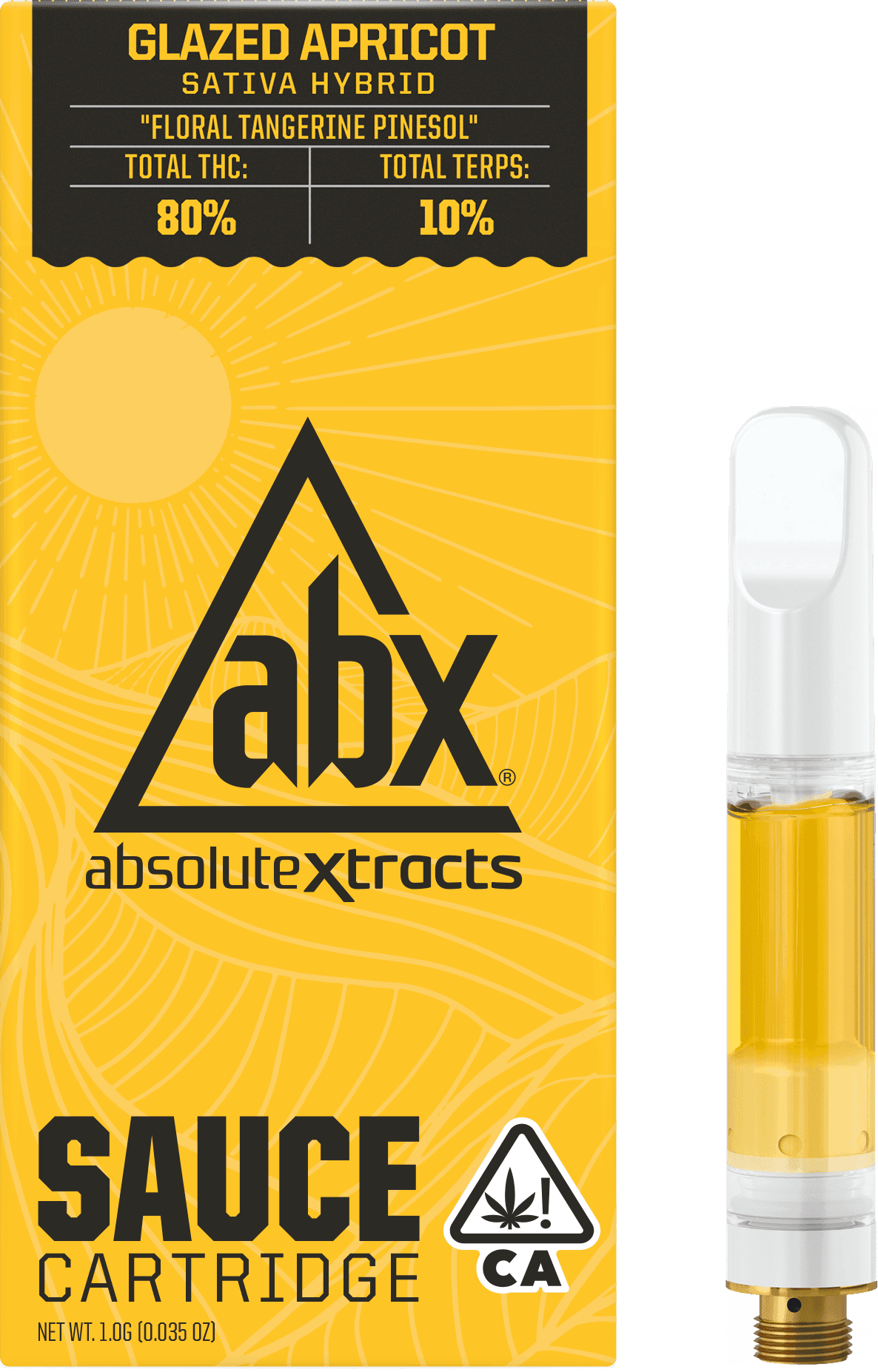Sauce Vape Cartridge, Glazed Apricot