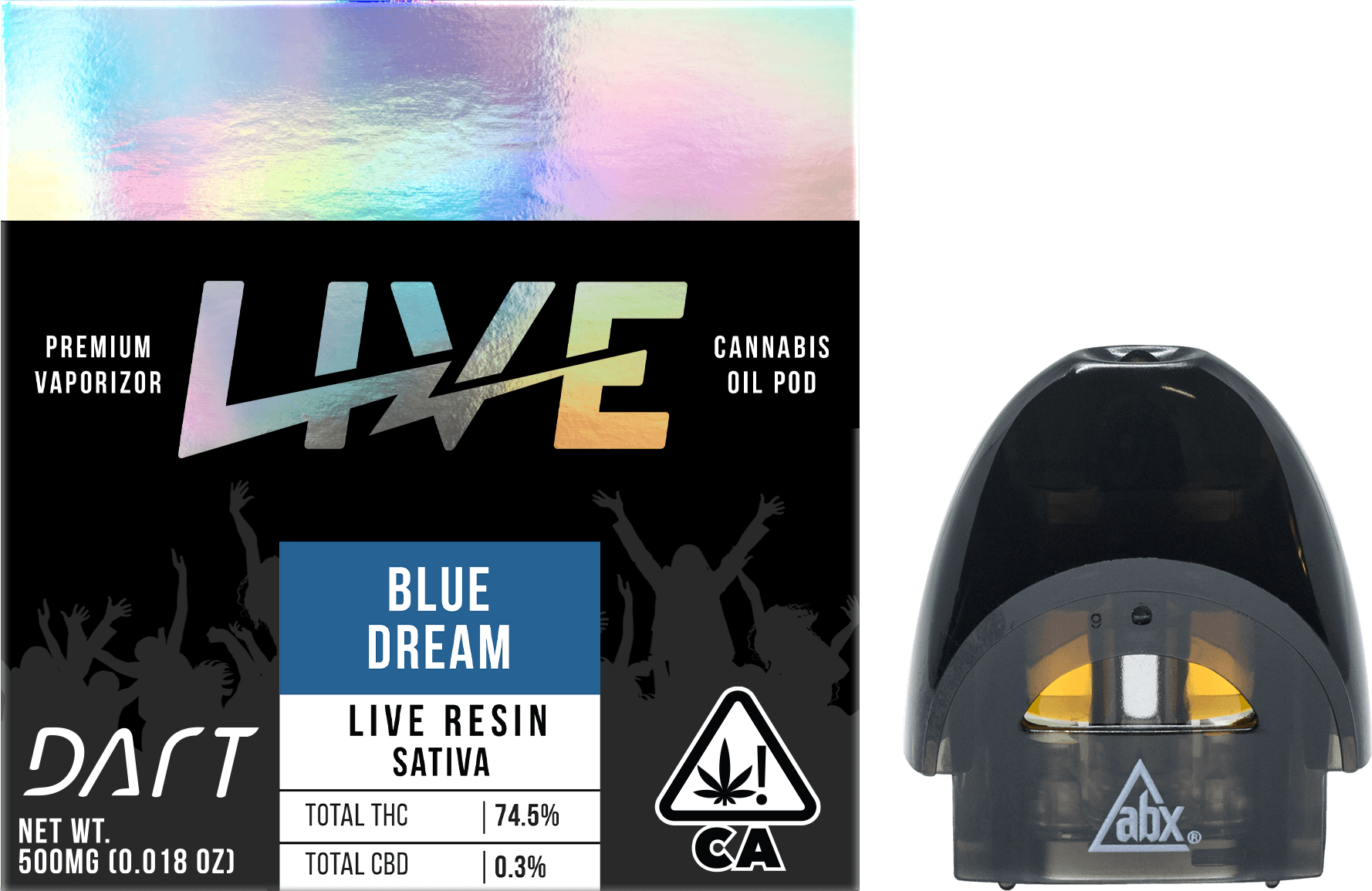 LIVE Resin Dart Pod, Blue Dream