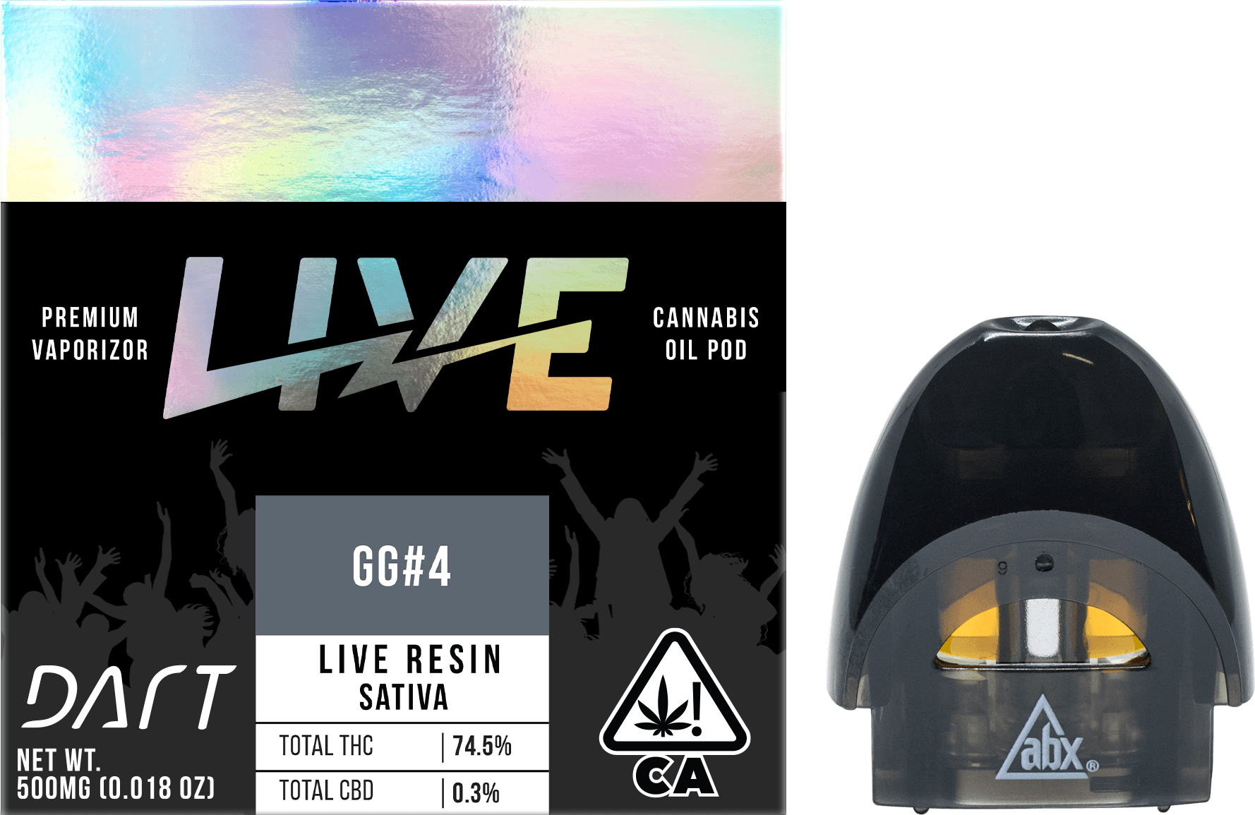 LIVE Resin Dart Pod, GG4