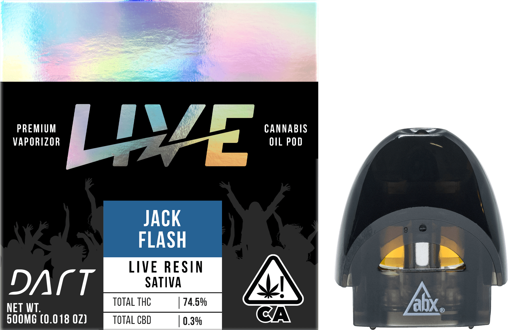 LIVE Resin Dart Pod, Jack Flash