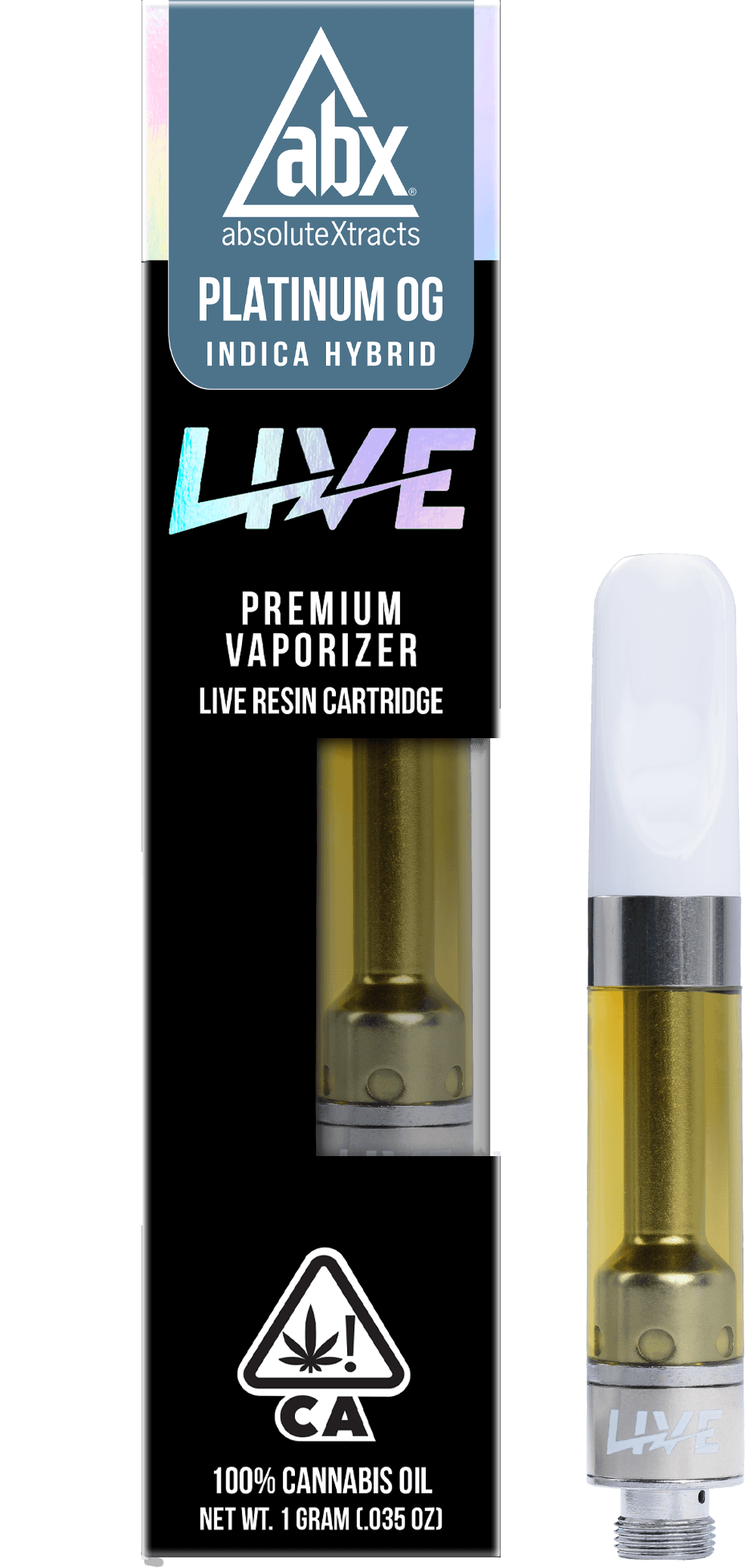 LIVE Resin Vape Cartridge, Platinum OG