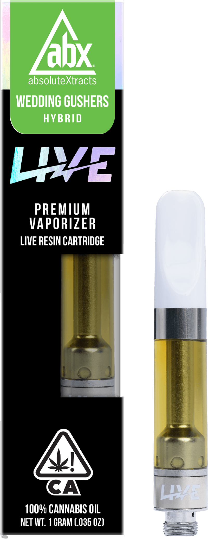 LIVE Resin Vape Cartridge, Wedding Gushers