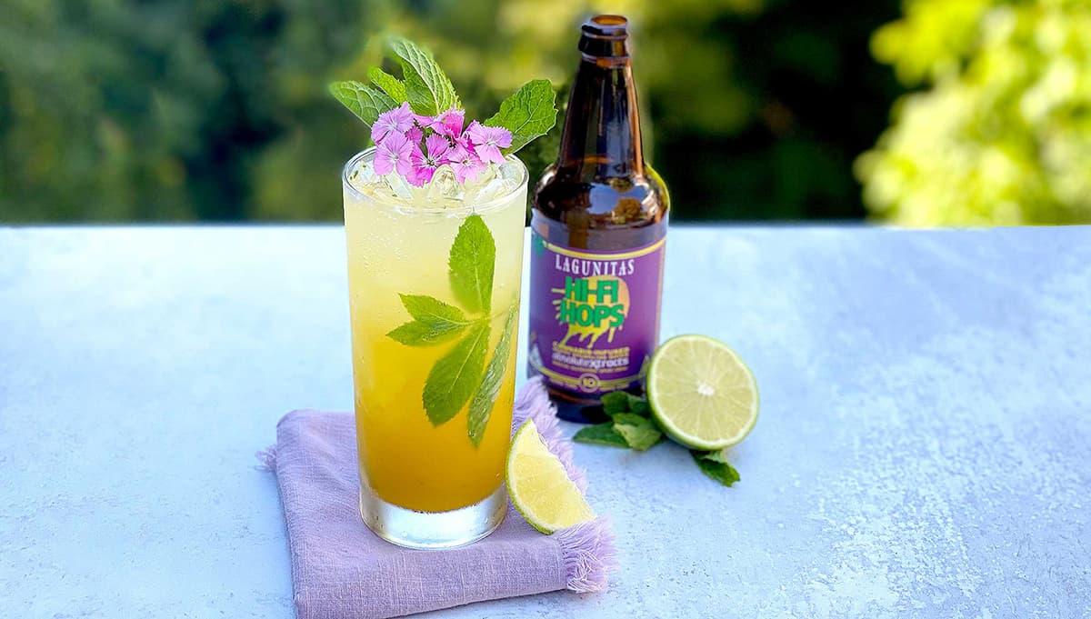 Non-Alcoholic Tropical Passion Fruit Hi-Fi Mojito