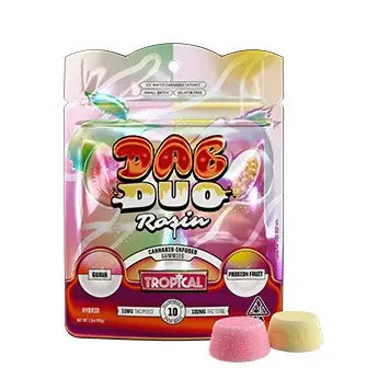 Dab Duo Rosin Gummies Tropical (Guava & Passion Fruit)