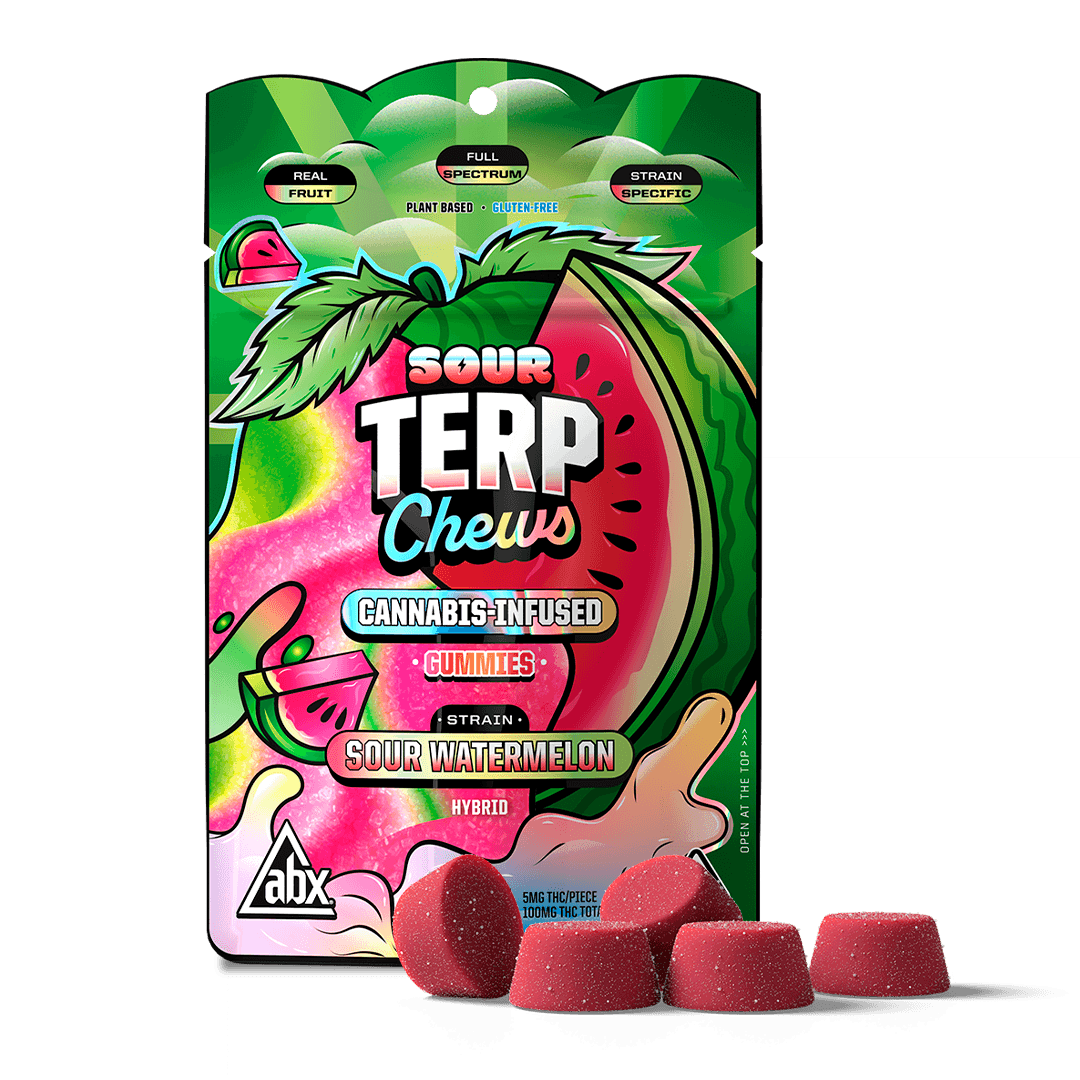ABX | Product: ABX - Sour Watermelon Terp Chews - 100mg