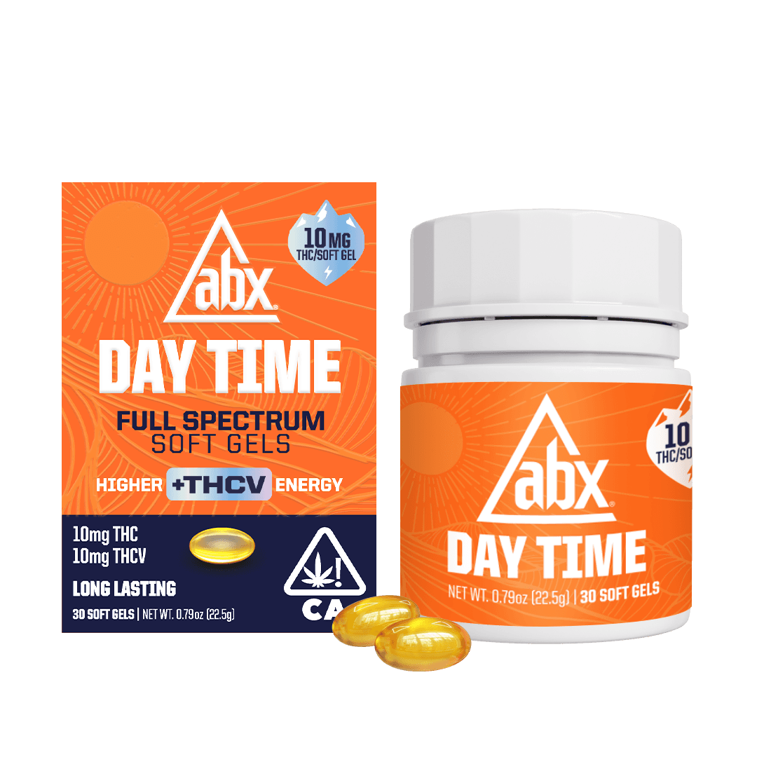 ABX Day Time - 10mg THC + 10mg THCV Soft Gels - 30ct