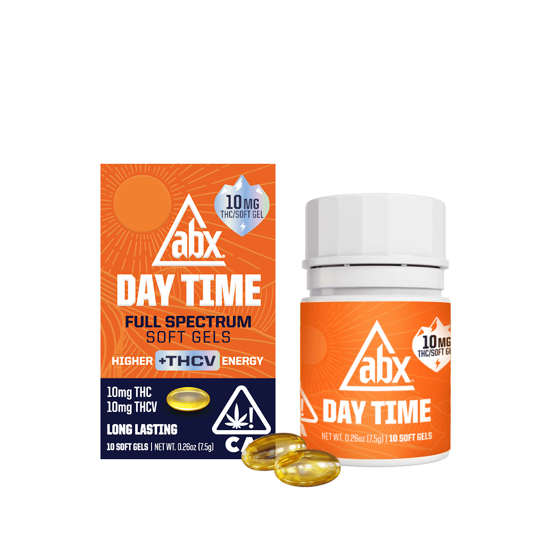 ABX Day Time - 10mg THC + 10mg THCV Soft Gels - 10ct