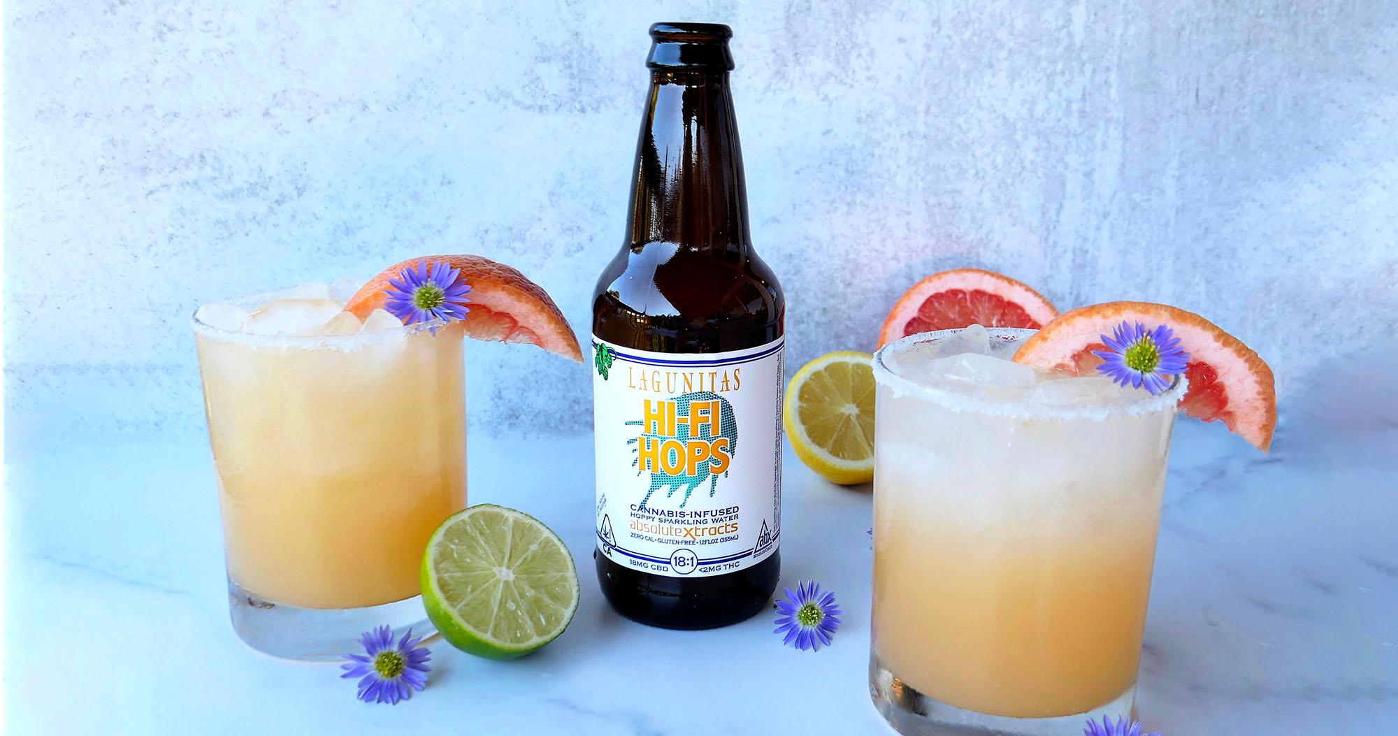 Zero-Proof Sparkling Citrus Hi-Fi Paloma