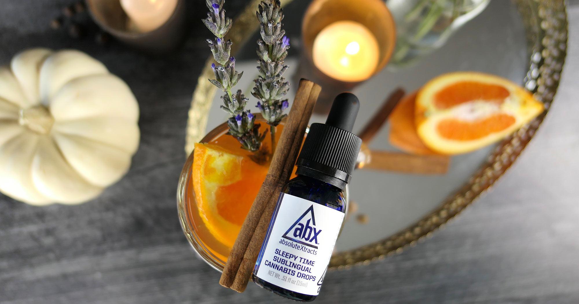 Lavender Mulled Canna-Cider With Autumn Spices