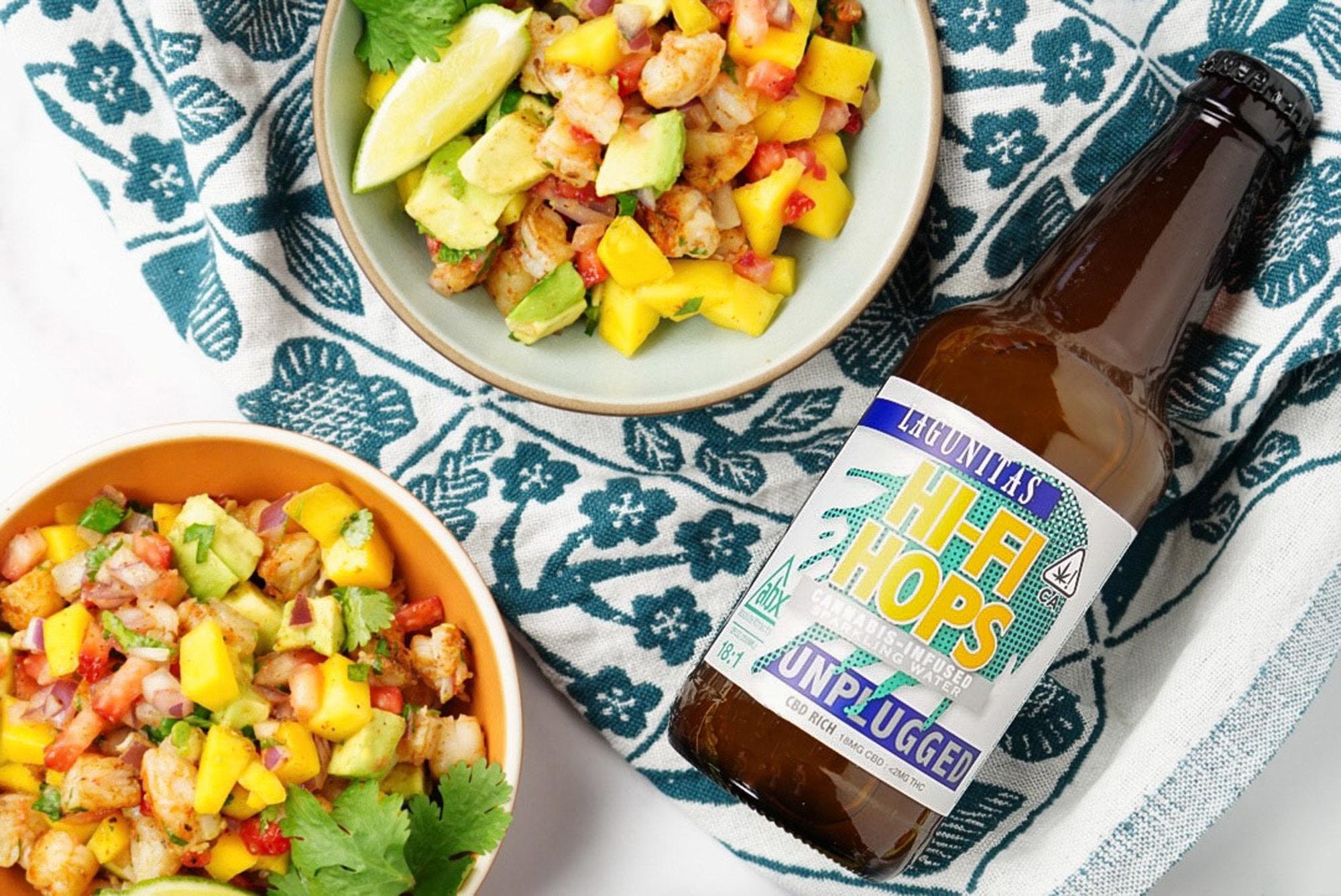 Kick Your Snacks Into High Gear With Tropical Shrimp Ceviche and Hi-Fi Hops