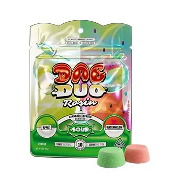 Dab Duo Rosin Gummies Sour (Apple & Watermelon)