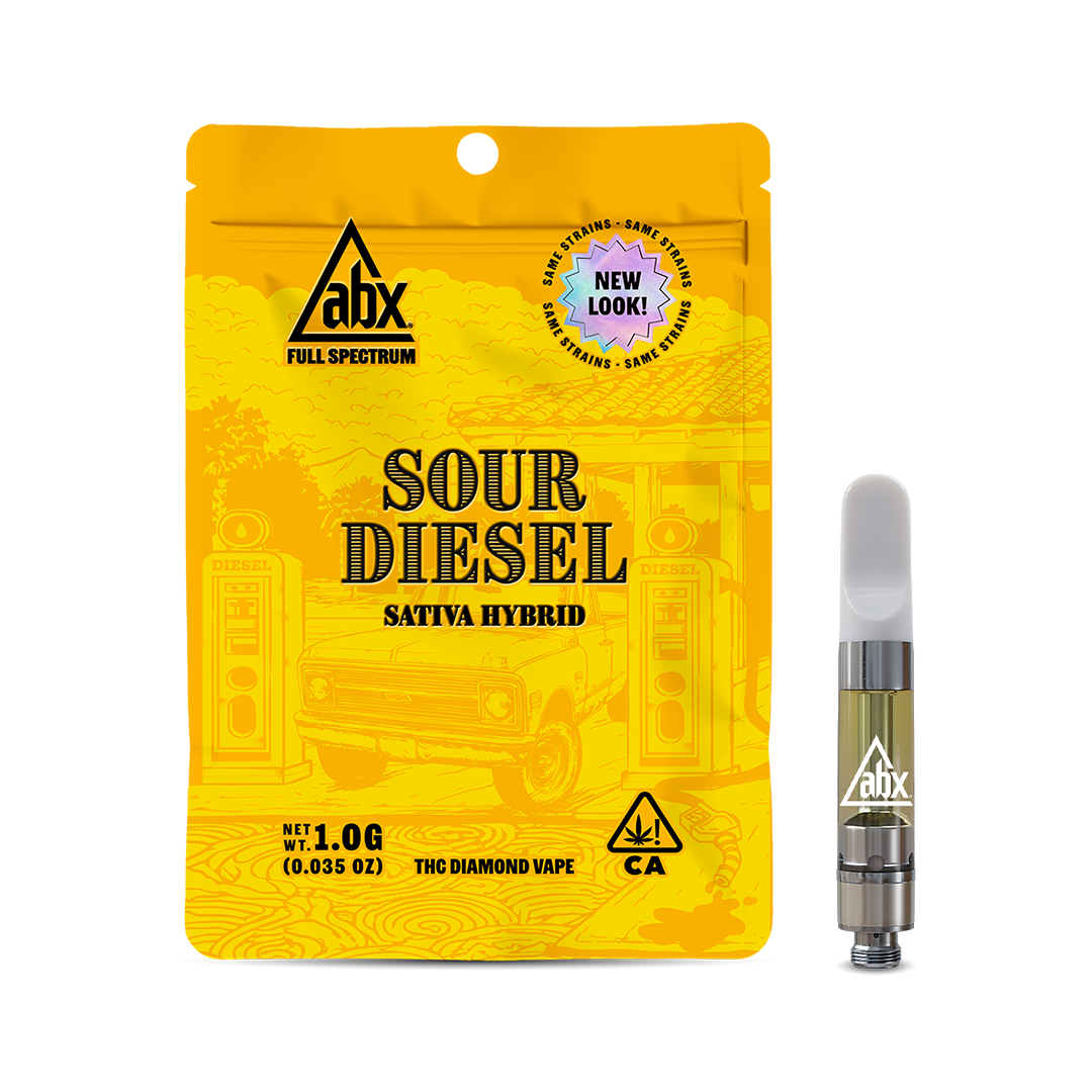 ABX | Product: ABX - Sour Diesel High Potency Vape - 1g ABX | Product: ABX - Sour Diesel High Potency Vape - 1g