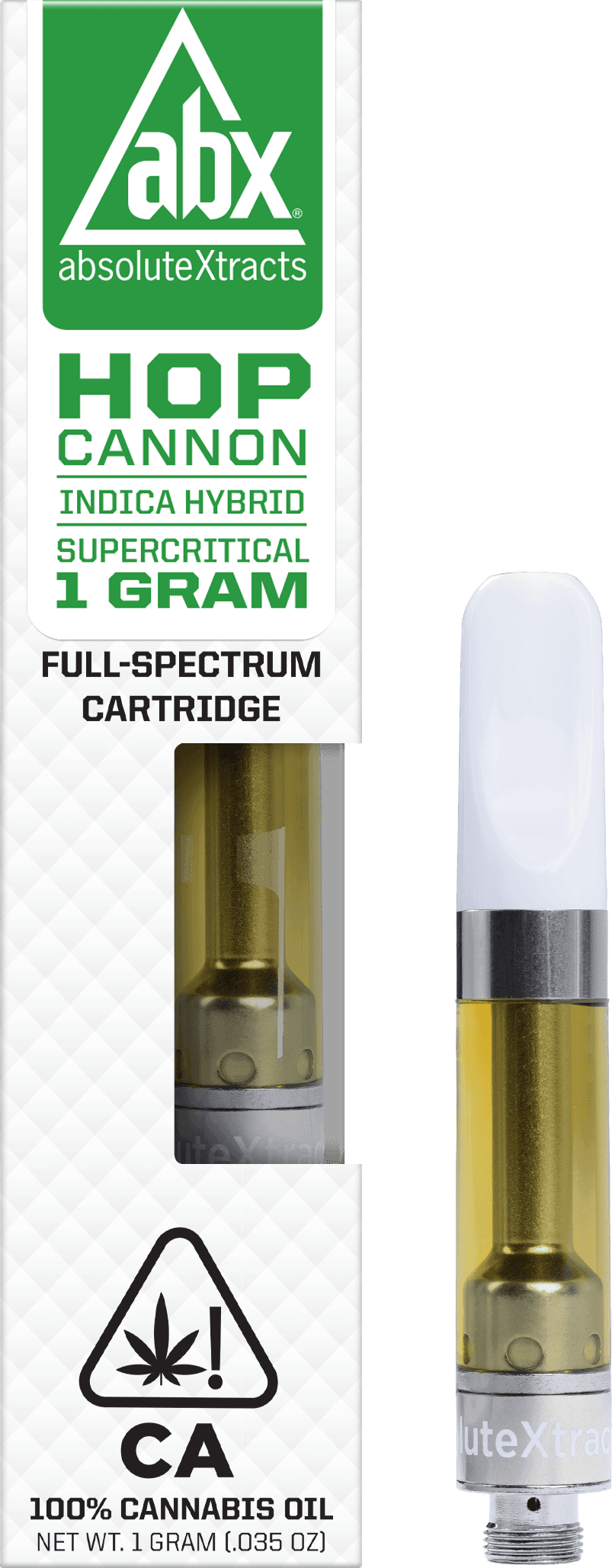 Full-Spectrum Vape Cartridge, Hop Cannon