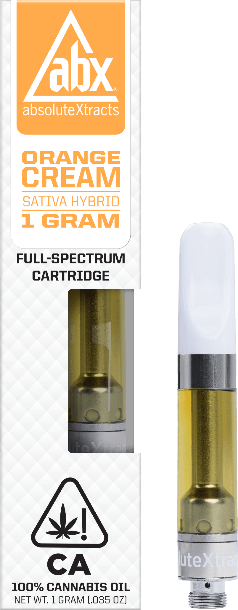 Full-Spectrum Vape Cartridge, Orange Cream