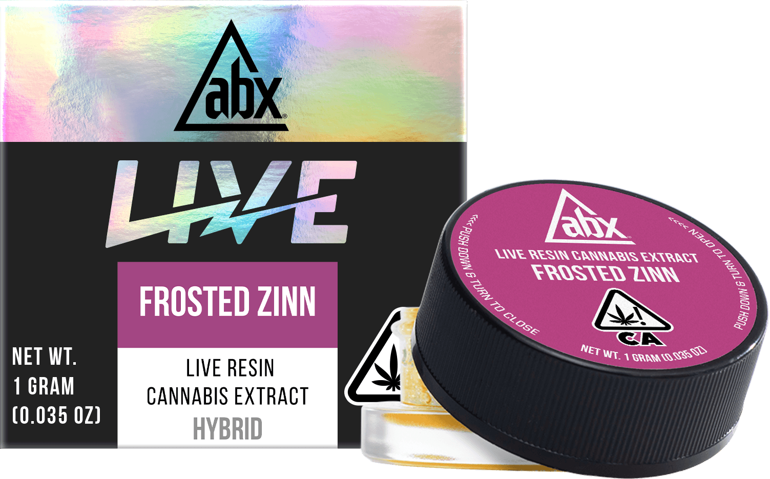 LIVE Resin, Frosted Zinn