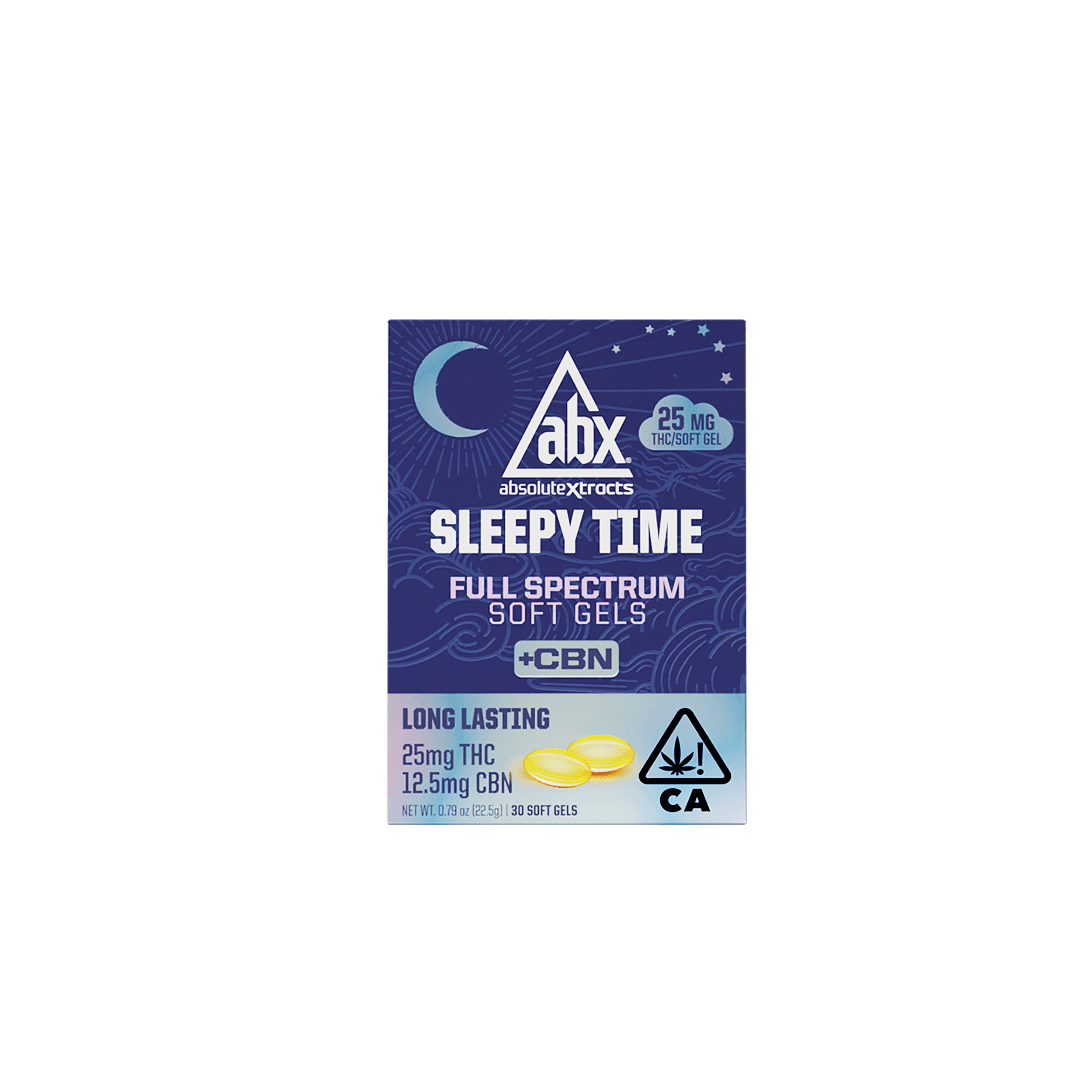 ABX Sleepy Time Solventless +CBN Soft Gels 25mg